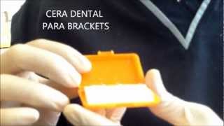 ¿ Como usar la CERA DENTAL para brackets [upl. by Higley]