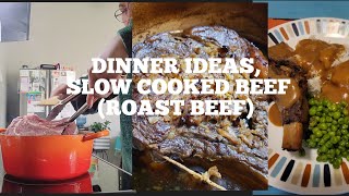 Slow cooked beef roast beef Dinner ideas 💡 😋 [upl. by Girish178]