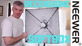 SOFTBOX ECONOMICO da NEEWER recensione  Accessori fotografia parte 22 [upl. by Leyes]