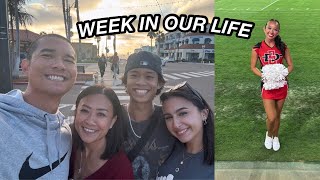 WEEK IN OUR LIFE  double date C’s school day amp Nicole’s gameday  The Laeno Family [upl. by Yllib]