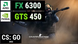 FX 6300  45 GHz  GeForce GTS 450  CS GO [upl. by Winfield]