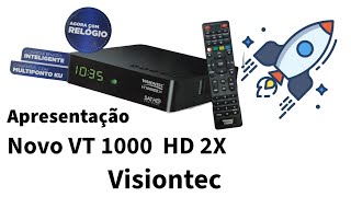 Apresentação Do Receptor Visiontec VT1000 HD 2X [upl. by Aivizt376]