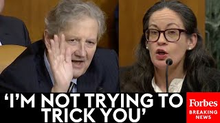 ALMOST UNWATCHABLE John Kennedy Asks Democrats Witness The Same Question Over amp Over [upl. by Assenaj]