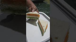 Tiranga Sandwich recipe  Independence Day Special Tricolour Sandwich Vikash Anand kitchen shorts [upl. by Royo]