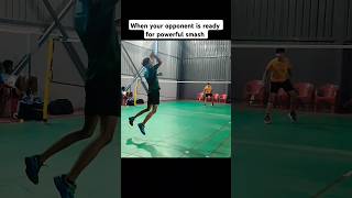 Badminton Deception Drop Shot Shocked Opponent deception Badminton [upl. by Faustena515]