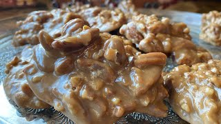 PRALINES easy candy recipe with pecans in every bite ❤️😋 [upl. by Tennaj186]