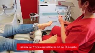 podologische Komplexbehandlung bei Diabetikern [upl. by Aerdnac103]