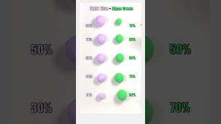 💜vs 💚 very satisfying Color Mixing colormixing art [upl. by Annoyik]