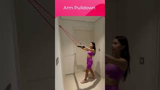 Easy Pilates Bar Exercise For Beginners With Door Anchor [upl. by Donata]