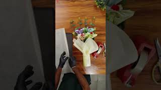 Money Bouquet 10 💶💐 money bouquet art florist black moneyboquet india bangalore [upl. by Ilhsa]