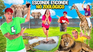 ESCONDE ESCONDE DENTRO DE UM ZOOLÓGICO deu ruim [upl. by Bradski]