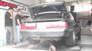 Beater Bomb at the dyno KC2K13 LS Nitrous Mustang [upl. by Adnilak45]