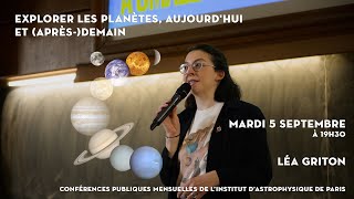 « EXPLORER LES PLANÈTES AUJOURDHUI ET APRÈSDEMAIN » [upl. by Stutman358]