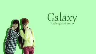 Galaxy  Akdong Musician Lyrics HANROMENG [upl. by Lyrem150]