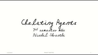 chelating agents [upl. by Adnohser542]