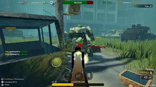 MOWING Em DOWN WITH THE P90 IN ZOMBIE MAYHEM Roblox [upl. by Enilekaj]