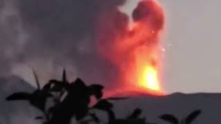 Mount Etna Volcano Erupts in Sicily Italy [upl. by Alwyn135]