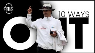 KNOW about All the 10 Ways to Get OUT in Cricket [upl. by Menard]