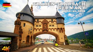 TrabenTrarbach Germany  Walking Tour 4K  Wine heritage 19thcentury architecture [upl. by Talya975]