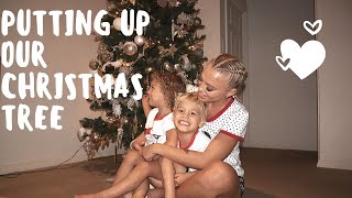 PUTTING UP OUR TREE 19’  vlog [upl. by Ettenwad]