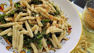 Cavatelli 🇮🇹Pasta With A Rapini White Sauce 2of2 2023 [upl. by Kalin]