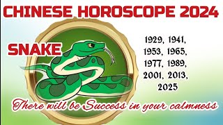 SNAKE 2024 CHINESE HOROSCOPE complete forecast with feng shui tips for snake 2024 [upl. by Bracci]