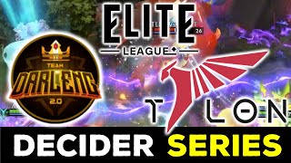 DECIDER SERIES  TEAM DARLENG 20 vs TALON ESPORTS  ELITE LEAGUE SEA QUALIFIERS DOTA 2 [upl. by Erdreid452]