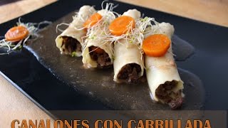 COMO HACER CANELONES CON CARRILLADA [upl. by Yarvis951]