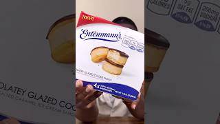 😁 ENTENMANN’s DONUT COOKIE ICECREAM SANDWICHES 😅 foodreview summer food shorts [upl. by Mirna]