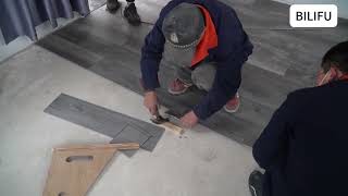 spc click flooring installation tutorial [upl. by Roee228]