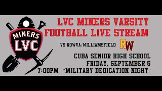 LVC Miners Varsity Football vs ROWVAWilliamsfield [upl. by Ekle943]