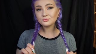 How to French Braid Pigtails With Extensions [upl. by Rentschler]