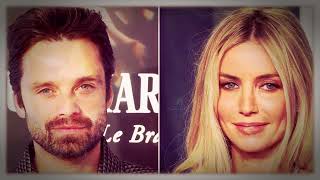 Sebastian Stan and Annabelle Wallis Make Marvelously Rare Red Carpet Appearance [upl. by Namyac]