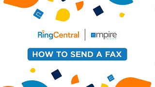 How to send a fax on the RingCentral desktop app [upl. by Asikal]