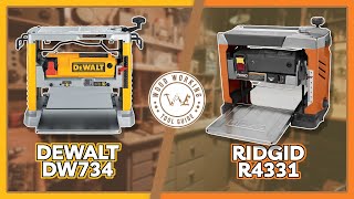 Dewalt DW734 vs Ridgid R4331 Which Thickness Planer is Right for You [upl. by Neirda]