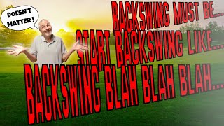 BACKSWING IS OVERRATED WHY YOU SHOULDNT CARE [upl. by Akerdna]