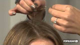 How To Put Tinsel In Hair With Beads [upl. by Delsman]