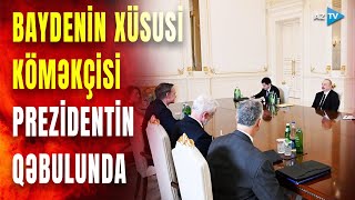 Prezident İlham Əliyev Baydenin xüsusi köməkçisini qəbul etdi SON DƏQİQƏ məlumatlarını çatdırırıq [upl. by Sivart782]