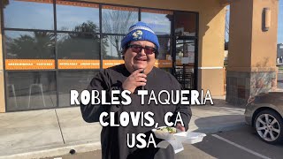 Jeffe’s Taco Review Robles Taqueria Clovis Ca USA [upl. by Cori]