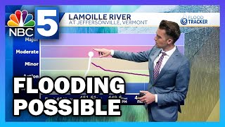 Some river flooding still possible Thursday night in Vermont following storms [upl. by Alemaj]