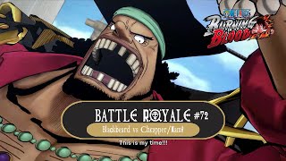 Battle Royale 72  Dual Wielder  Blackbeard Vs ChopperNami  One Piece  Burning Blood [upl. by Annahsohs]