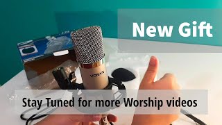 New Gift  CM400 STUDIO CONDENSER MICROPHONE unboxing  Review [upl. by Theodoric]