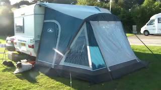 Sunncamp Dash 260 Air Inflatable Caravan Porch Awning [upl. by Sihtnyc5]