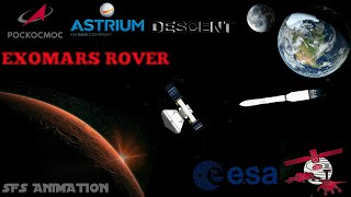 ESA Exomars Rover Rosalind Franklin  2020 Mission to Mars Spaceflight Simulator exomars rover [upl. by Aiceila]