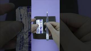 DIY Scalpel Handle Tutorial lifehack vet medicine surgery funfacts scalpel blades diy [upl. by Kilgore983]