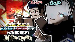 New Gojos SIX EYES Buff and Sukunas DIVINE FLAME OPEN Update in Minecraft Jujutsu Kaisen [upl. by Naoj]