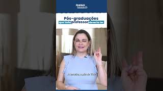 PÓSGRADUAÇÕES QUE TODO PROFESSOR DEVERIA TER [upl. by Aguie125]