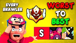 Ranking EVERY Brawler from WORST to BEST  Season 30 PRO Tier List [upl. by Zippora]