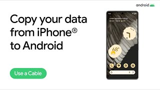How to Transfer Data from iPhone to Android With a Cable [upl. by Aseek]