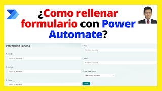 Automatiza el llenado de formulario con Power Automate Desktop [upl. by Akila602]